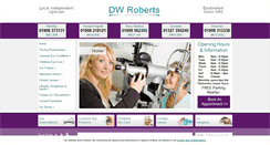Desktop Screenshot of dwroberts.co.uk